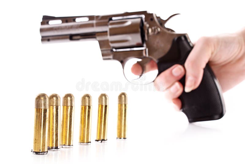 Fake Gun Bullets Stock Photo 759670852