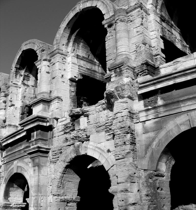 Arena de lupte cu tauri din Arles Provenance Franța stock photography