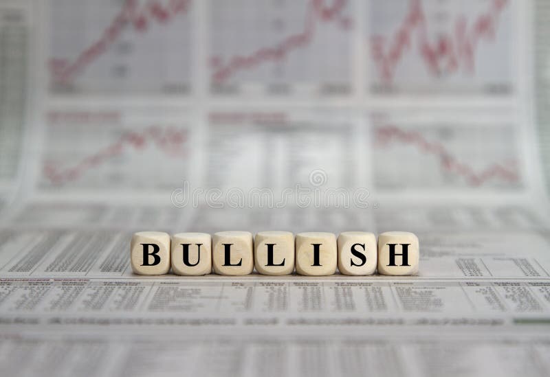Bullish stock market royalty free stock photo