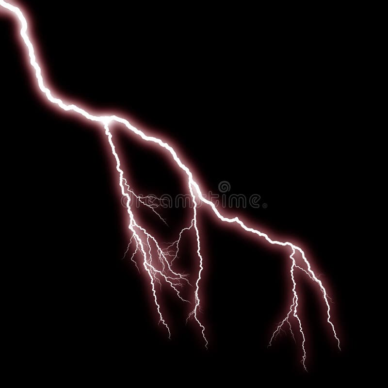 Lightning Red Bolt / Branching Little Flash. Lightning Red Bolt / Branching Little Flash