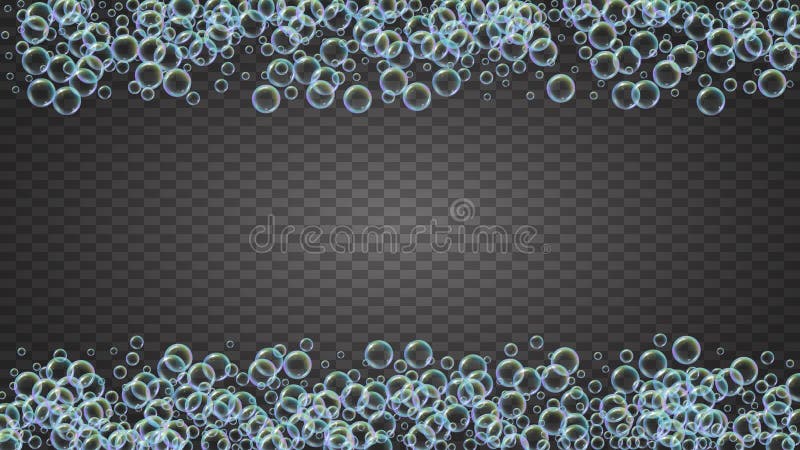 Bulă de șampon. suduri de spumă pentru baie detergenți și săpun pentru cada de baie. stock illustration