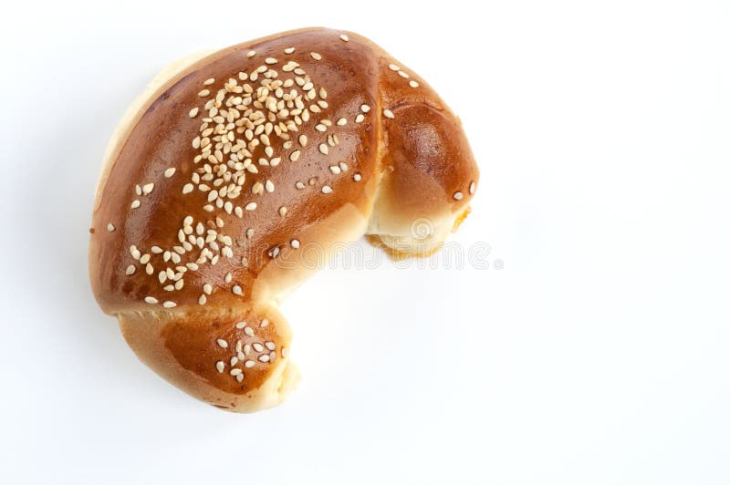 Bun-Croissant stock images