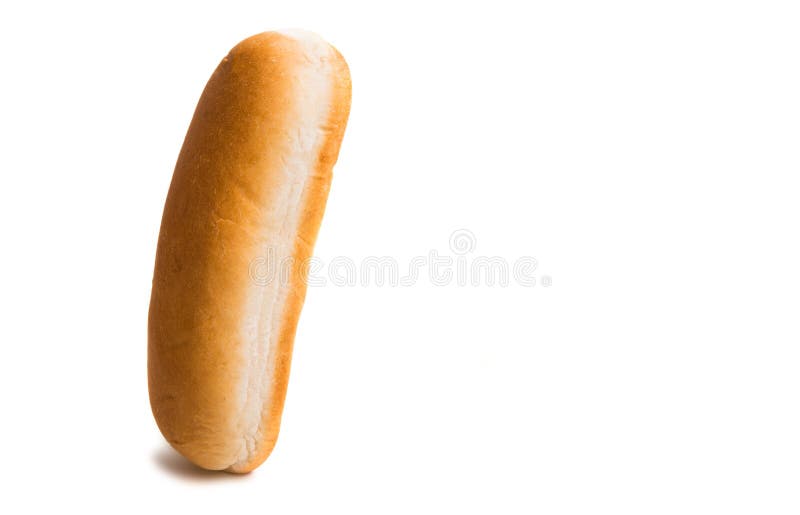 Bun for hot dog isolated