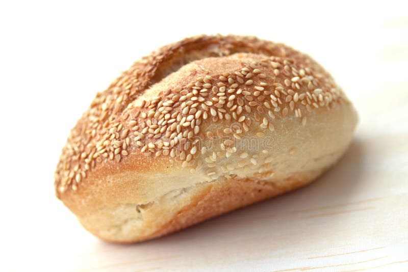 Bun with Sesame Seeds Macro Stock Image Image of gourmet, lunch 9371221