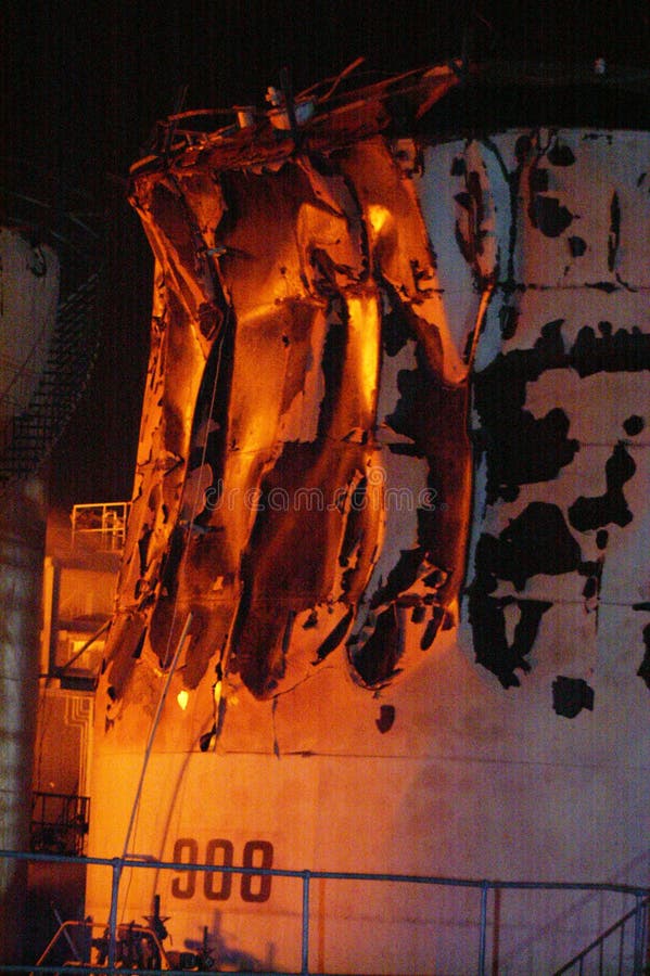 Buncefeld Fuel depot fire stock photo. Image of hertfordshire 100176406