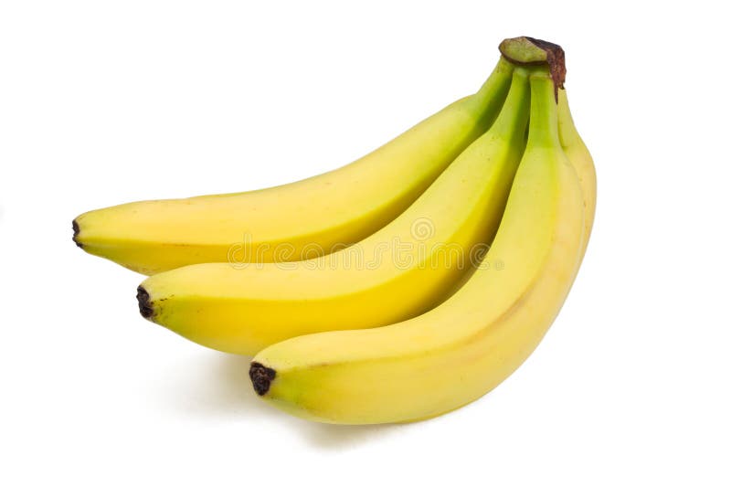 Bunch of bananas stock image. Image of nutritious, isolated - 6175887