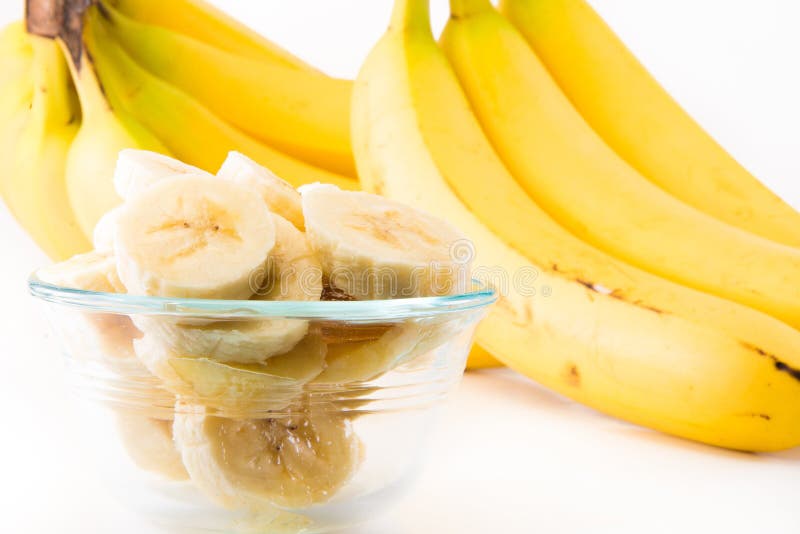 A bunch of bannanas royalty free stock photography