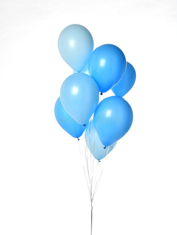 blue balloons