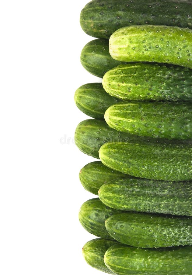 A Bunch of Cucumbers in the Market Stock Photo Image of cucumber