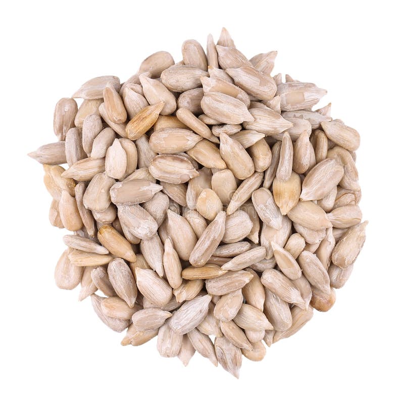 The Bunch of Hulled Sunflower Seeds. Stock Image Image of heap