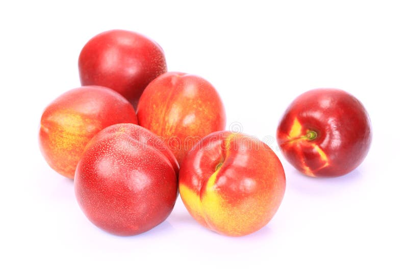 Bunch of nectarines stock photo. Image of white, fruit 92285408