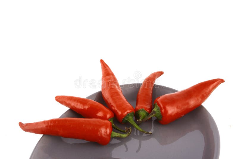 Bunch of red hot chilli pepper