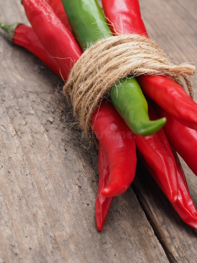 Bunch of spicy chilies stock images