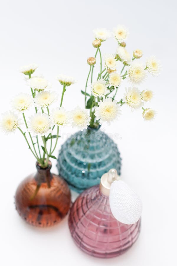 Bunches of flowers stock image