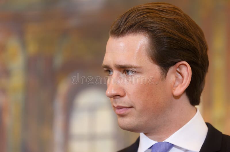 Bundeskanzler der Republik Österreich Sebastian Kurz lizenzfreies stockfoto Bundeskanzler der Republik Österreich Sebastian Kurz lizenzfreies stockfoto