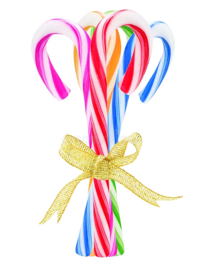 Bundle Of Colorful Candy Canes Stock Photography Image 32673222