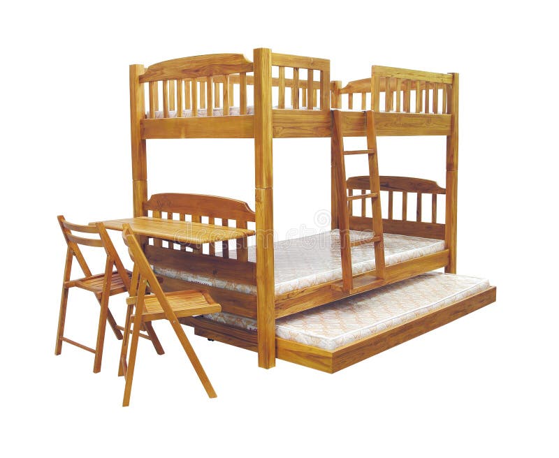 Bunk bed stock image. Image of dorm, furniture, architect 77236647