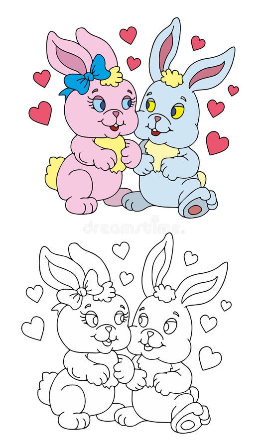 bunnies αστεία διανυσματική απεικόνιση bunnies αστεία διανυσματική απεικόνιση