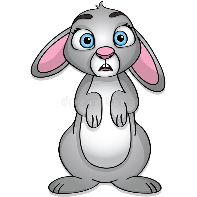 Рисунок испуганный заяц