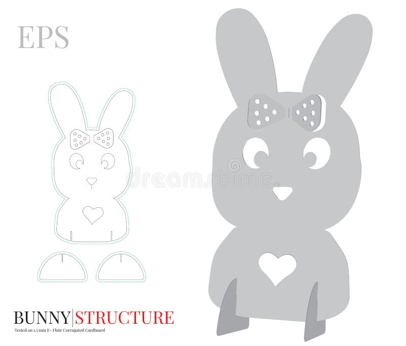 Bunny Girl Template, vecteur avec découpé/laser avec des matrices a coupé des couches Symbole de P illustration stock Bunny Girl Template, vecteur avec découpé/laser avec des matrices a coupé des couches Symbole de P illustration stock