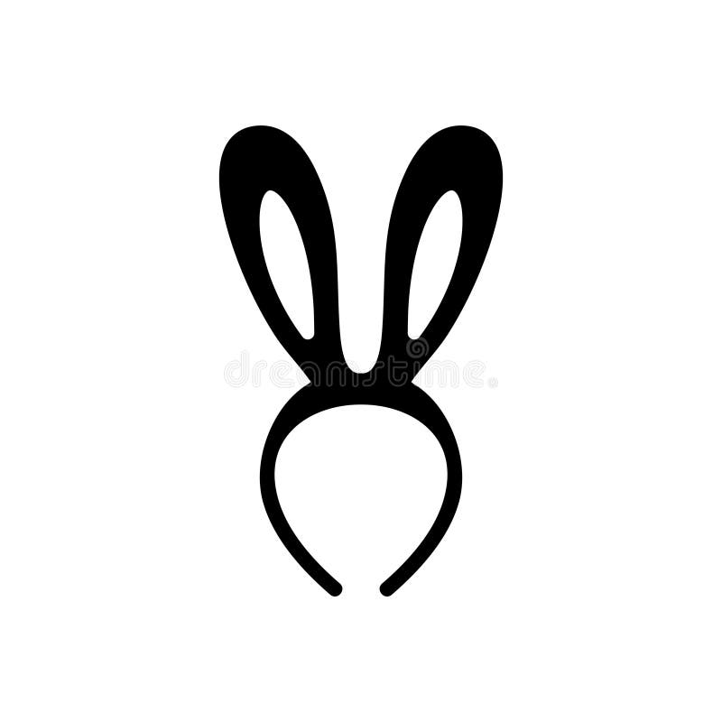 Bunny ear icon design template isolated Royalty Free Vector