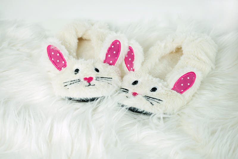 soft bunny slippers