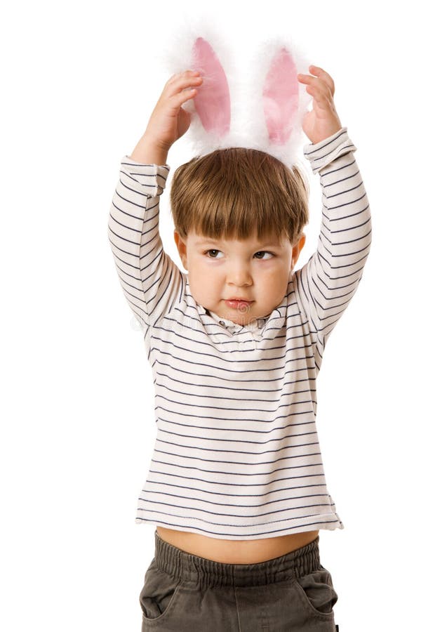 Bunny αγοριών στοκ εικόνες