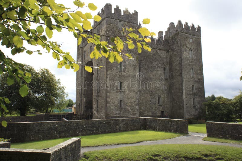 Bunratty Schloss stockbilder Bunratty Schloss stockbilder