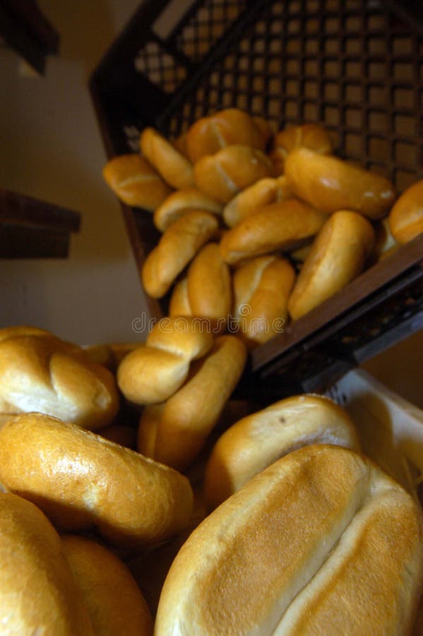 Buns and Bread Rolls from the Bakery Stock Image Image of snack