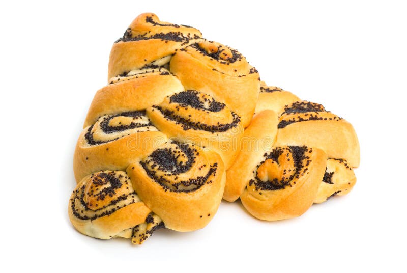 Buns with poppy seeds stock photo. Image of white, baking 20260528