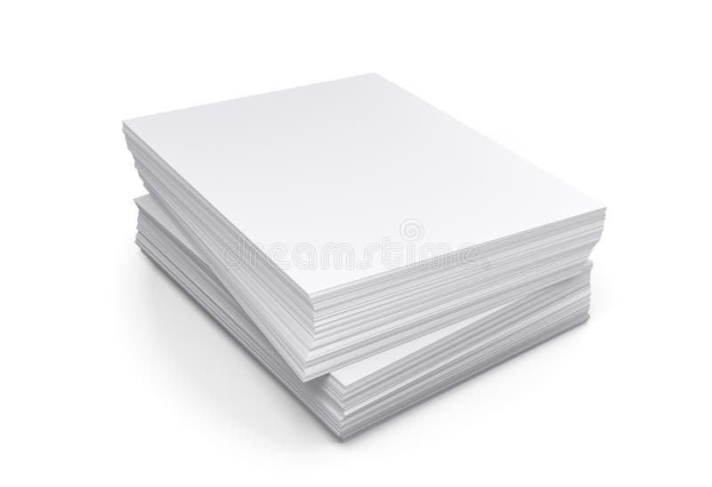 Bunt av legitimationshandlingar på vit bakgrund stock illustrationer Bunt av legitimationshandlingar på vit bakgrund stock illustrationer
