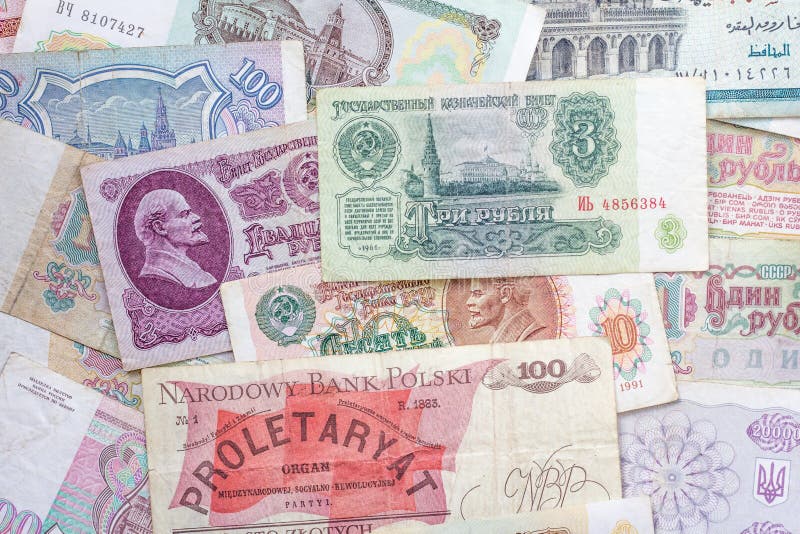 Bunte Alte Welt Papiergeld stockbild. Bild von bunte - 44771089