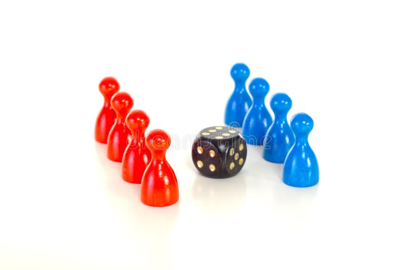 Bunte meeples mit Schwarzem sterben stockbilder Bunte meeples mit Schwarzem sterben stockbilder