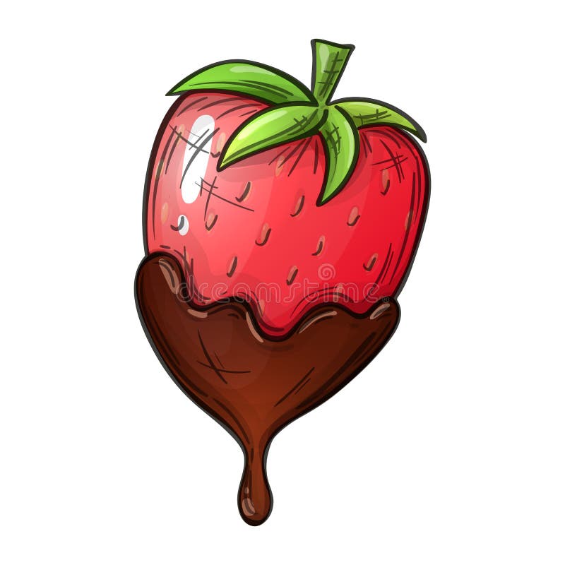  Skizze Einer Erdbeere Stock Illustrationen, Vektoren, & Kliparts Illustration 