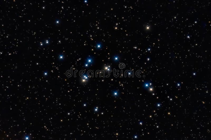 Bunte Sterne Im Nachtlichen Himmel Stockfoto Bild Von Himmel Konstellation 69289344