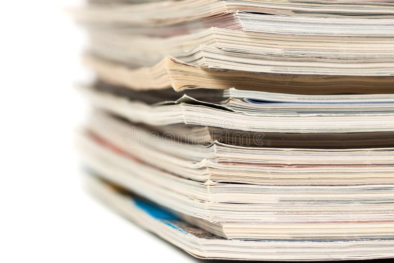 Bunte Zeitschriften schließen oben stockbild Bunte Zeitschriften schließen oben stockbild