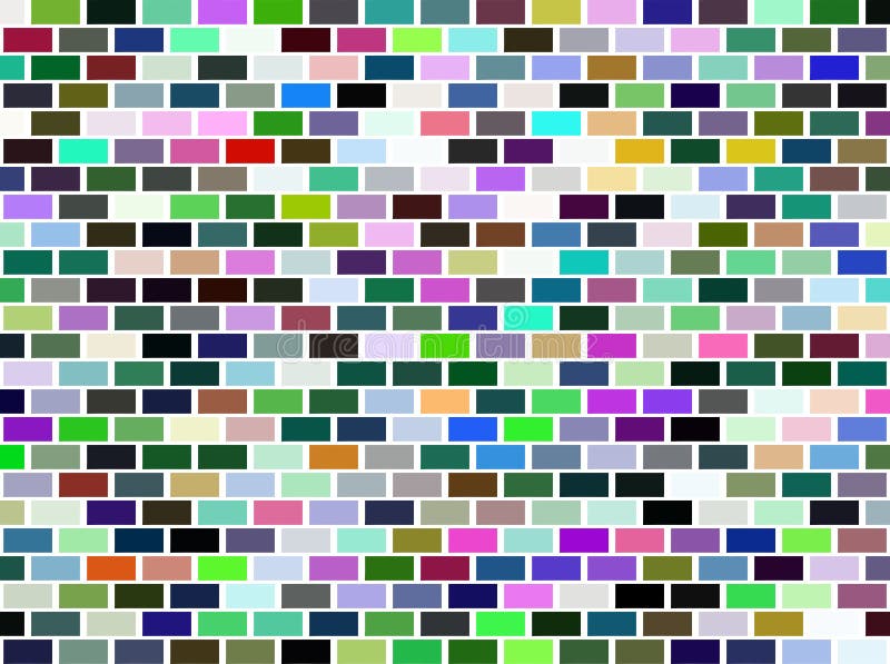 Bunter Backsteinmauerhintergrund vektor abbildung