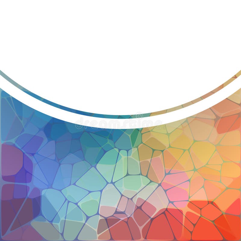 Bunter Hintergrund mit geometrischem Mosaik des Regenbogens stock abbildung Bunter Hintergrund mit geometrischem Mosaik des Regenbogens stock abbildung