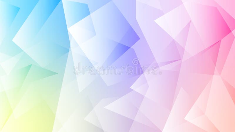 Bunter Pastellhintergrund mit polygonalem Muster stock abbildung