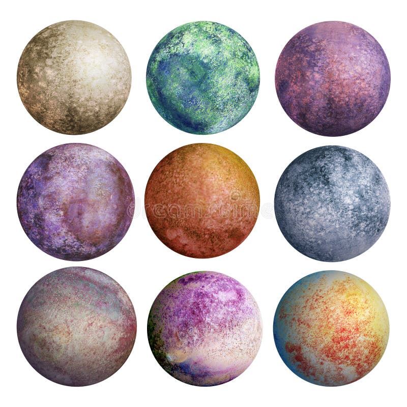 Set of watercolor colorful planets isolated on white background. Watercolour hand drawn abstract planet balls magic art work illustration. Colorful abstract geometric round shape sphere disc disk. Set of watercolor colorful planets isolated on white background. Watercolour hand drawn abstract planet balls magic art work illustration. Colorful abstract geometric round shape sphere disc disk