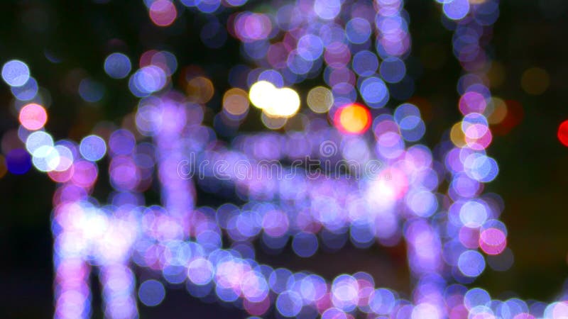 Bunter unscharfer bokeh Hintergrund mit Kopienraum stock footage