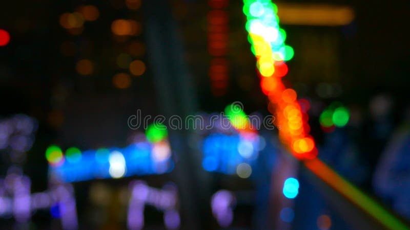 Bunter unscharfer bokeh Hintergrund mit Kopienraum stock footage