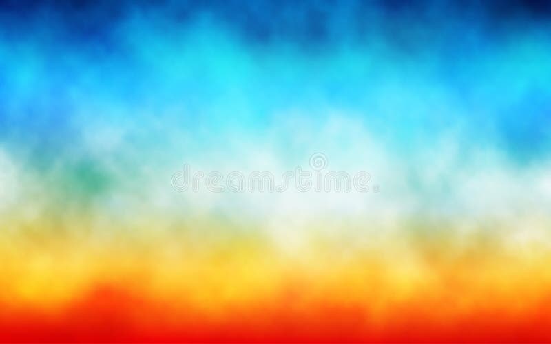 Bunte Wolkenhintergrund stock abbildung