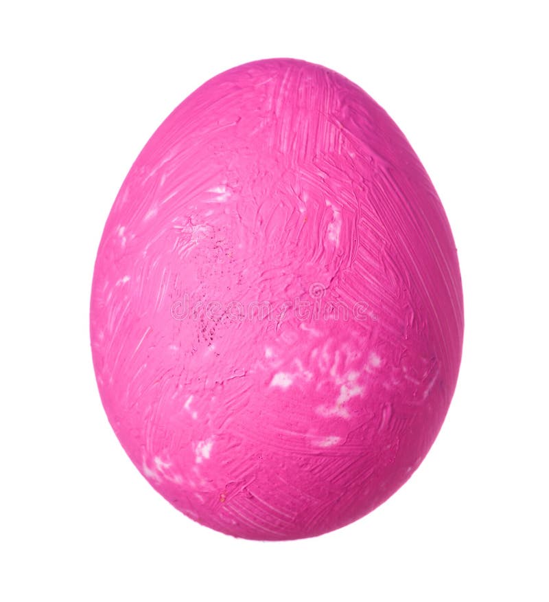 Buntes Easter Egg isoliert auf weißem schöpferischen Foto