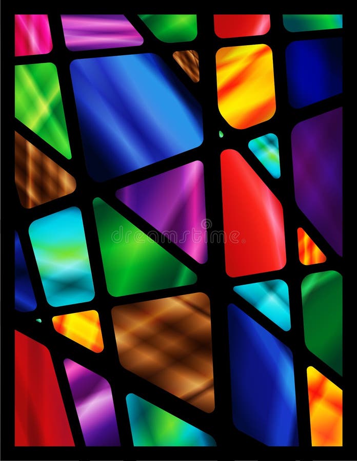 Buntglas-Fenster 6