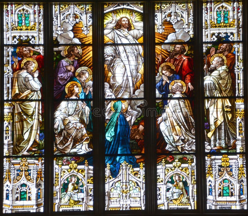 Buntglas-Fenster 6 stockfoto Buntglas-Fenster 6 stockfoto