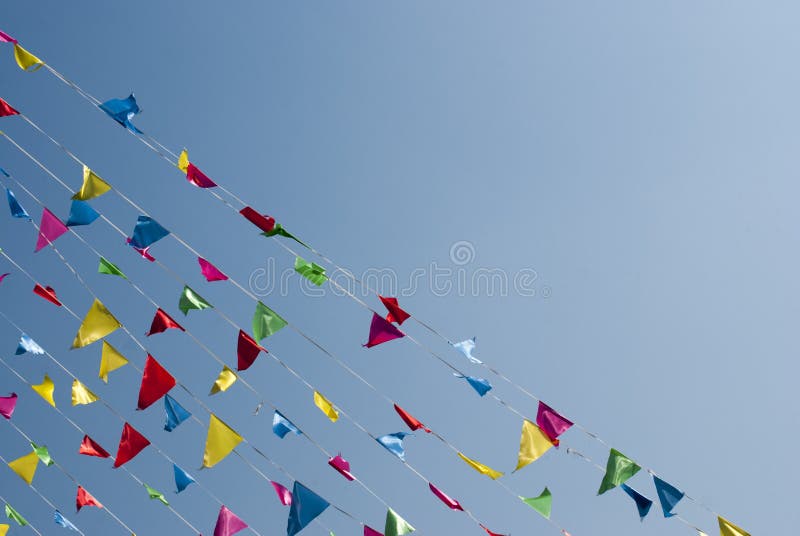 Bunting royalty free stock photo
