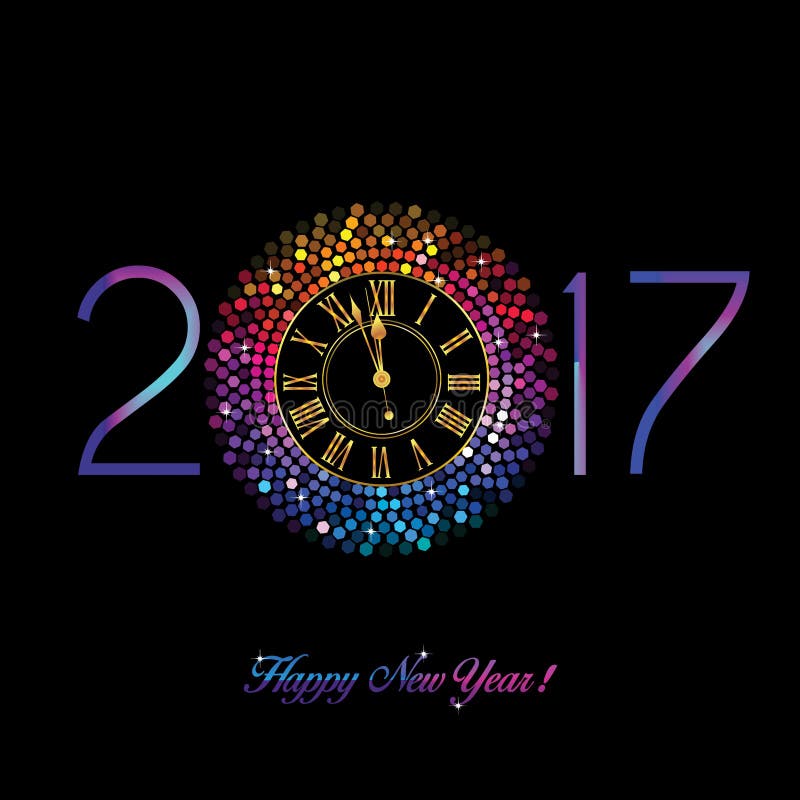 Buon anno - 2017 immagine stock Buon anno - 2017 immagine stock