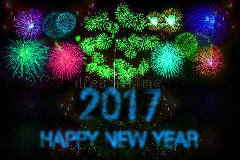 Buon anno 2017 fotografie stock Buon anno 2017 fotografie stock