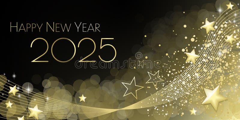 Buon anno 2025 illustrazione vettoriale